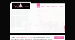 Desktop Screenshot of cakesbycrystalva.com